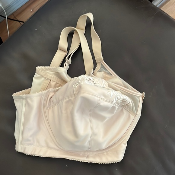 Elila 42E / 42DD Elila Embroidered Wire-free Bra - Nude - Picture 2 of 7